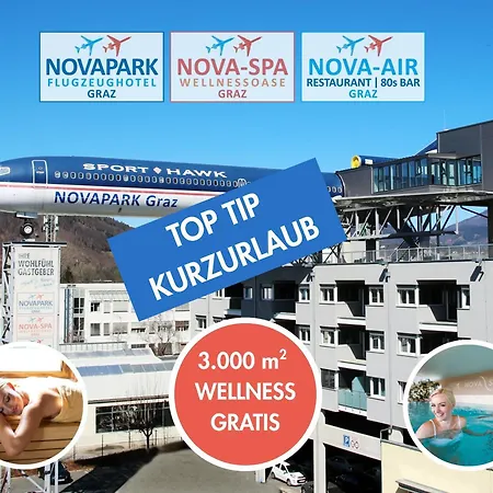 酒店 Novapark Flugzeughotel 格拉茨