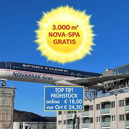 Novapark Flugzeughotel 3* Graz